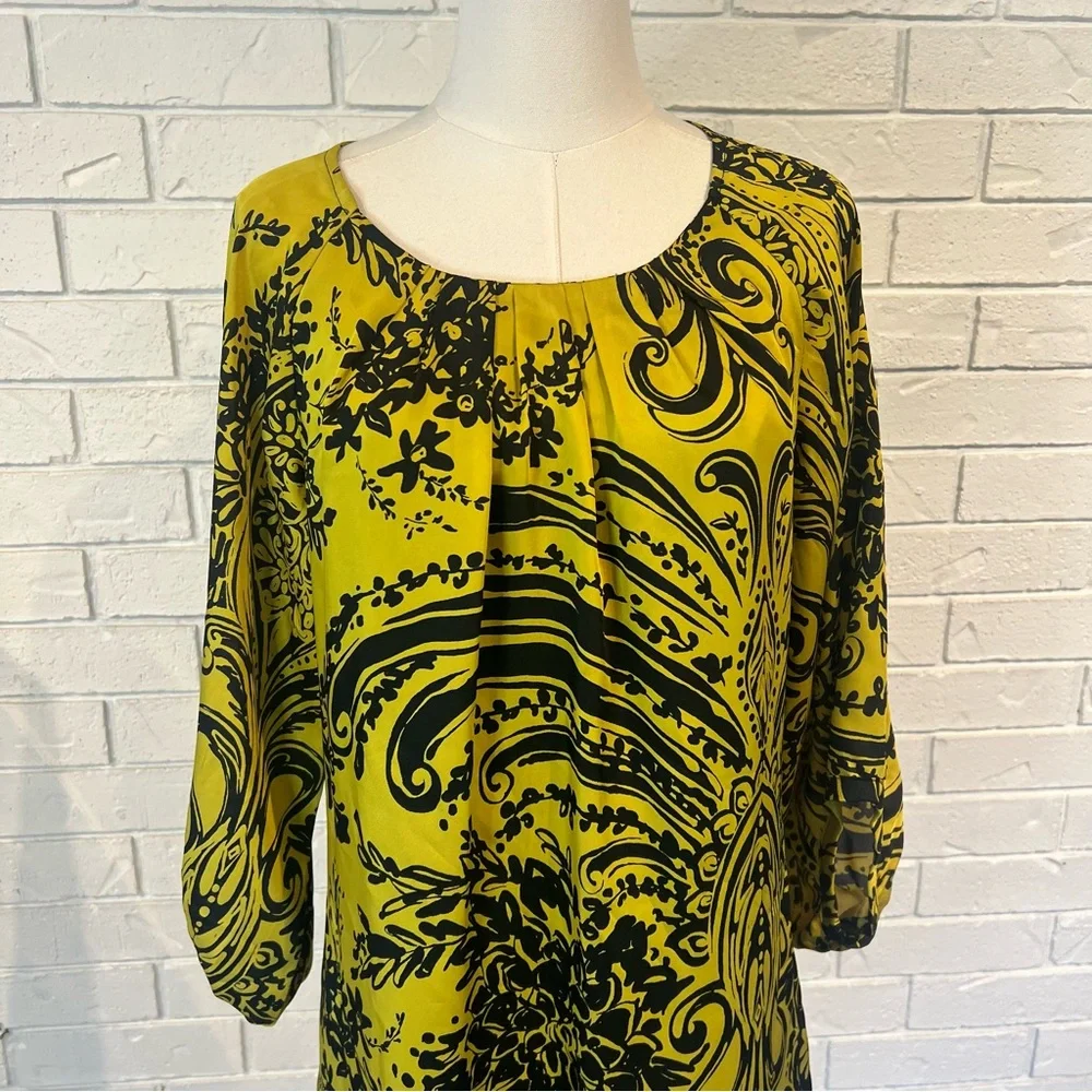 Uncle Frank Chartreuse Shift Dress Women’s S - Picture 2 of 14